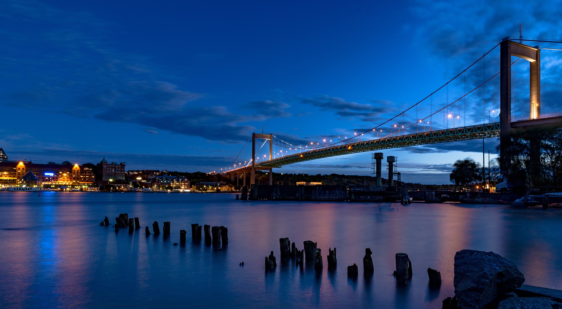 The bridge between Hisingen and Gothenburg in Gothenburg.